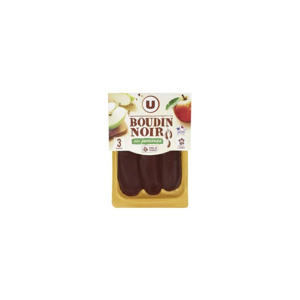 U
Boudin noir aux pommes, U (x 3, 375 g)