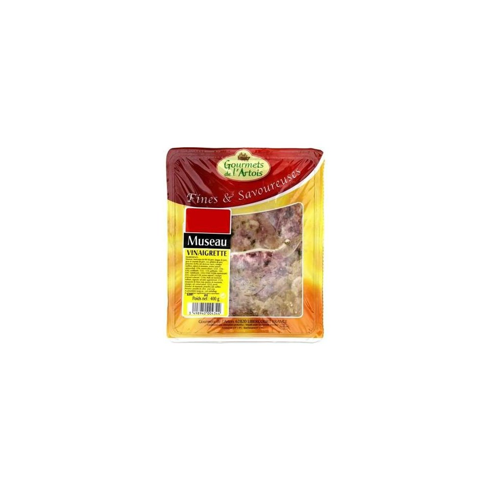 Gourmets de l'Artois
Museau vinaigrette, Gourmets de l'Artois (400 g)