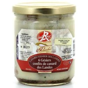Gésiers de canard confits Label rouge, Panache des Landes (390 g)