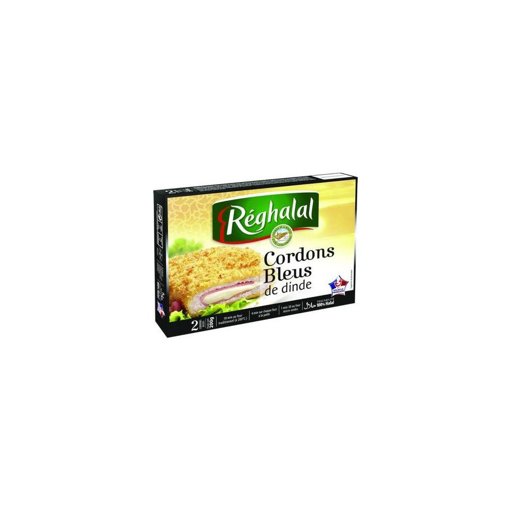 Cordon bleu de dinde Halal, Reghalal (x 2, 200 g)