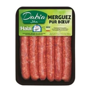 Merguez boeuf Halal, Dabia (x 6, 330 g)