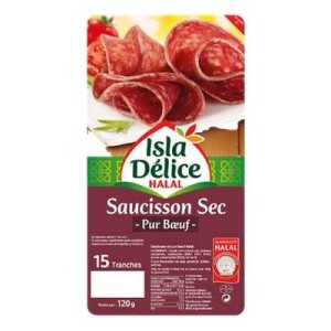 Isla Délice
Saucisson sec halal, Isla Délice (x 15, 120 g)