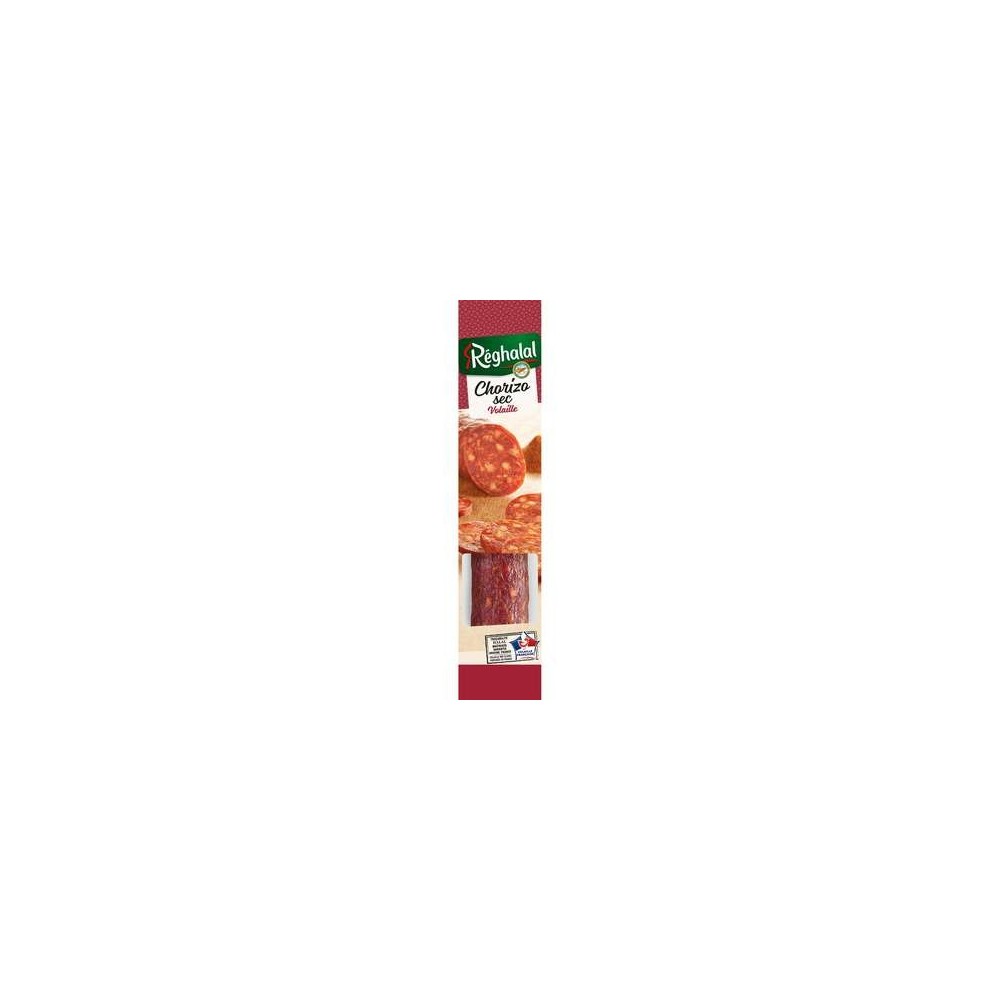 Chorizo sec de volaille Halal, Reghalal (170 g)