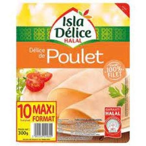 Isla Délice
Délice de poulet halal, Isla Délice (x 10, 300 g)