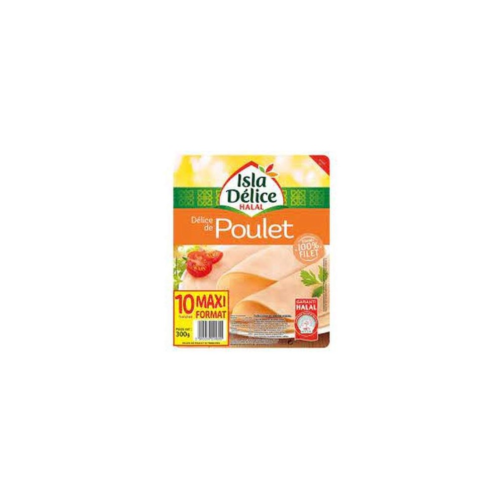 Isla Délice
Délice de poulet halal, Isla Délice (x 10, 300 g)