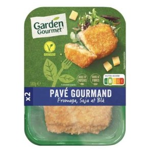 Garden Gourmet
Pavé gourmand fromage, soja et blé, Garden Gourmet (x 2, 180 g)