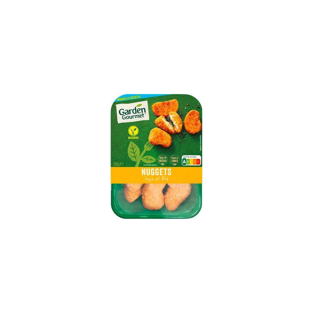 Garden Gourmet
Nuggets végétaux au Soja et Blé, Garden Gourmet (200 g)