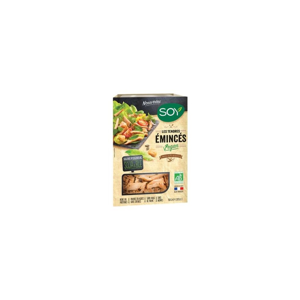 Emincés nature vegan BIO, Soy (150 g)