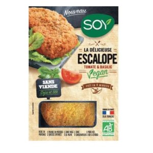 Soy
Escalope vegan tomate basilic BIO, Soy (176 g)