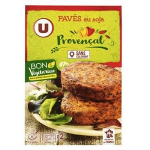 U
Pavés au soja provençal Bon & végétarien, U (x2, 200 g)