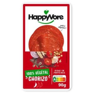 HappyVore
Chorizo végétal & gourmand, HappyVore (90 g)