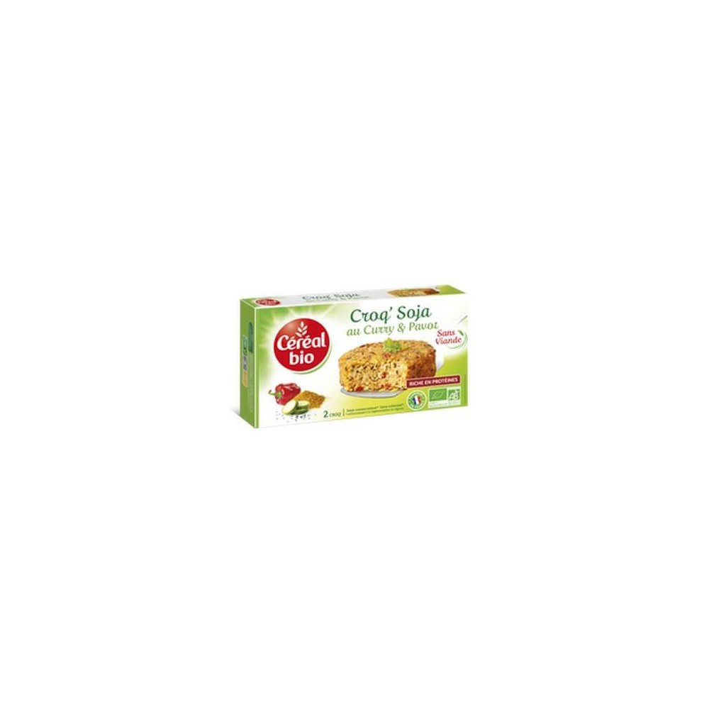 Céréal BIO
Croq' Soja au curry et pavot, Céréal Bio (200g)