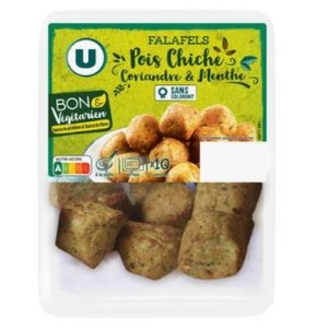 U
Falafels pois chiches coriandre et menthe Bon & Végétarien, U (200 g)