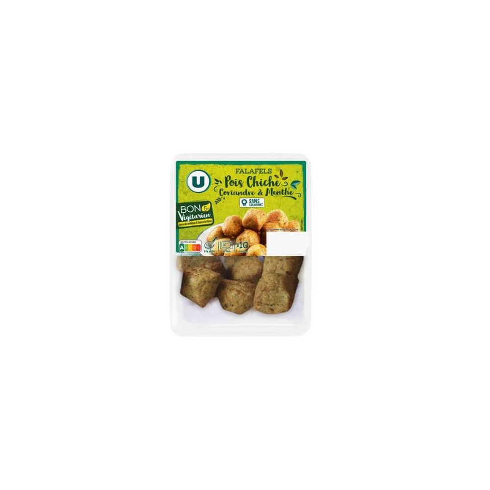 U
Falafels pois chiches coriandre et menthe Bon & Végétarien, U (200 g)