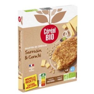 Galettes de céréales au sarrasin et au comté BIO, Céréal Bio (200 g)