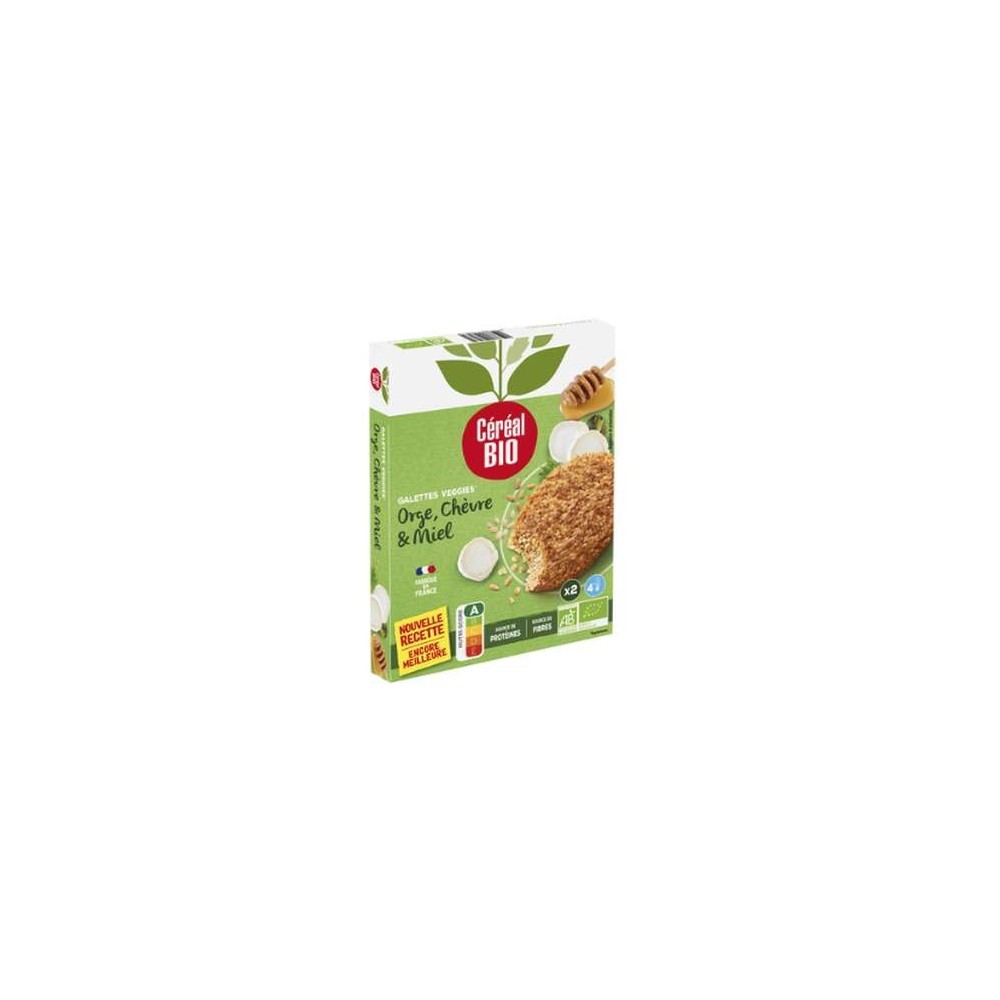 Céréal BIO
Galettes d'orge de chèvre et miel BIO, Céréal BIO (200 g)