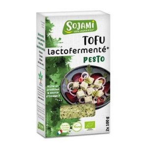 Tofu lactofermenté au pesto BIO, Le Sojami (x 2, 200 g)
